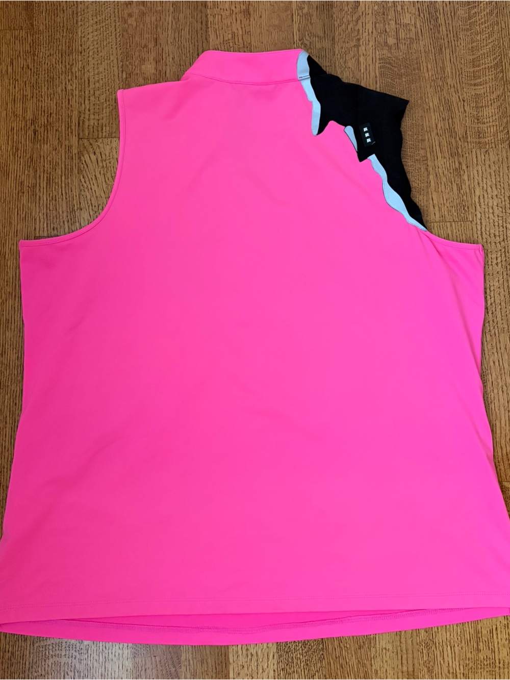 Jamie Sadock Zap Open Neck Women’s Golf Top XXL Tennis Pink Asymmetrical Stretch - Picture 8 of 13